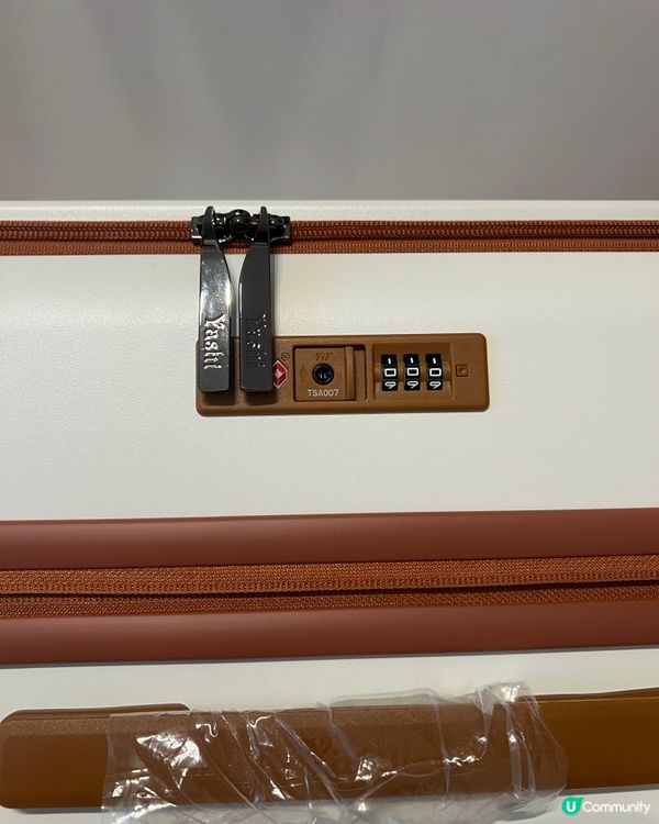 旅行必備！靚爆28吋行李箱🤩！ 買咗白色瑪奇朵邊款😍