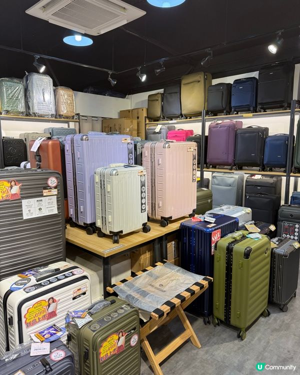 旅行必備！靚爆28吋行李箱🤩！ 買咗白色瑪奇朵邊款😍