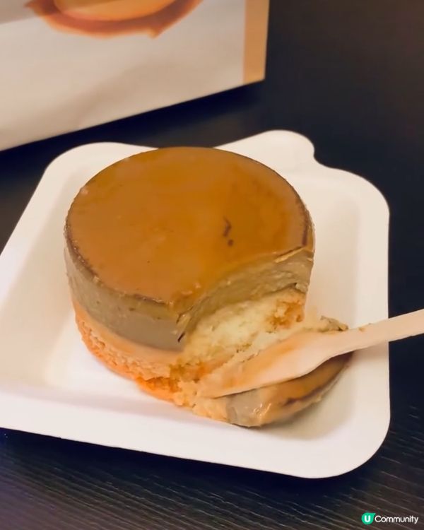 甜品控注意！🍮😋 呦呦鹿鳴布丁燒！