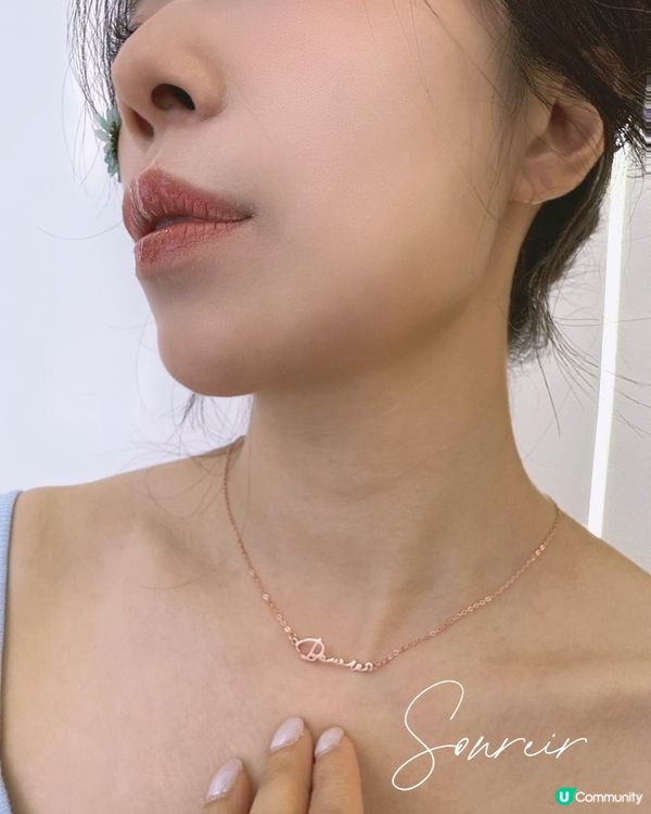 女人嘅浪漫！訂製名頸鏈💖 獨一無二！