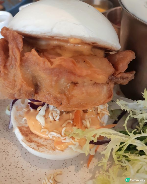 脆炸雞腿堡🤤！德福荳子食評！🍔🍟