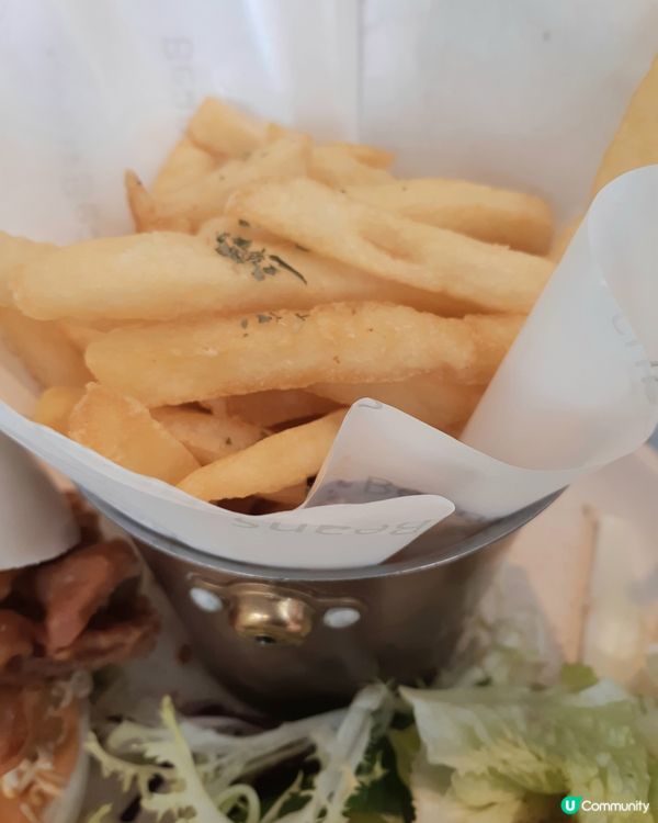 脆炸雞腿堡🤤！德福荳子食評！🍔🍟