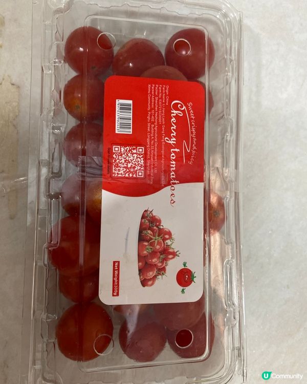 百佳車厘茄🍅！$11.5抵到爛！健康又正！😋
