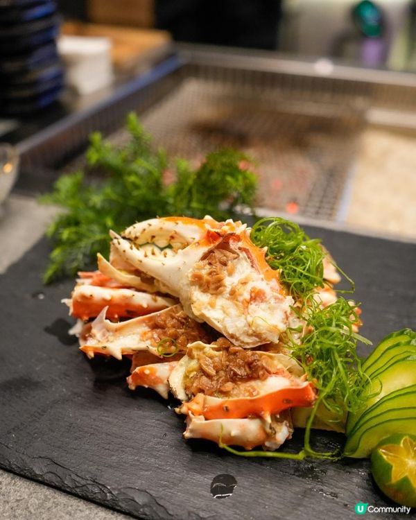 私人招待所等級，全程解放雙手等吃🦀明燒肉 文自旗艦店