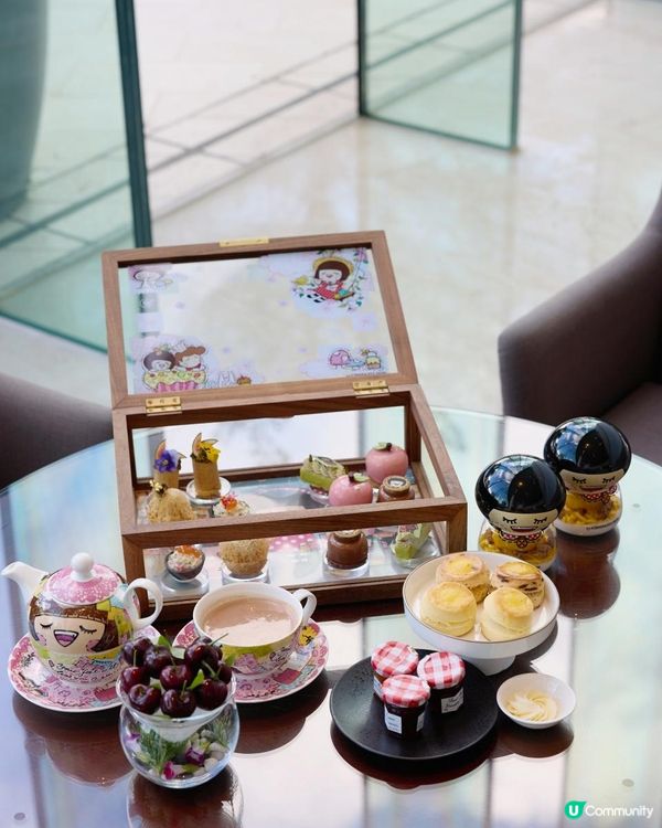 Afternoontea 🩷💜❤️💚嘉里酒店X cho