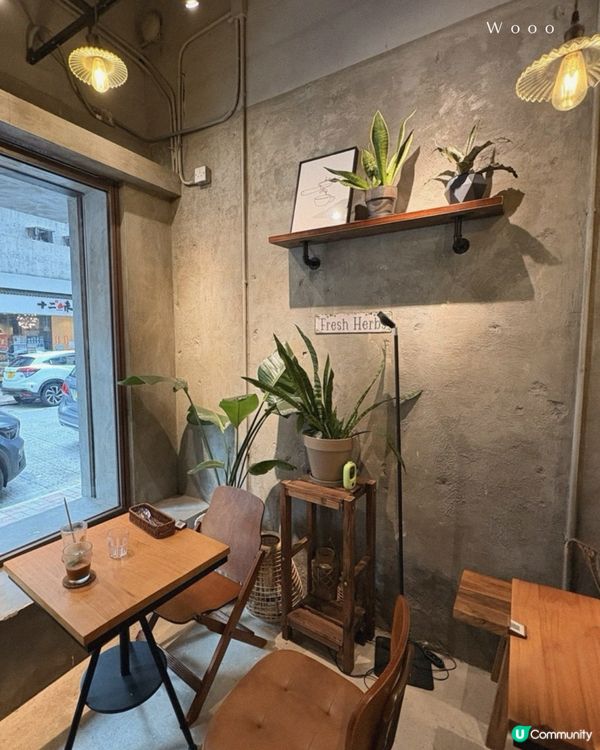 灣仔水泥風木系cafe