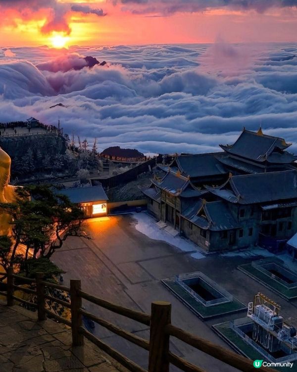 雲海佛光的仙境