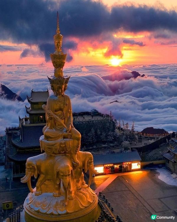 雲海佛光的仙境