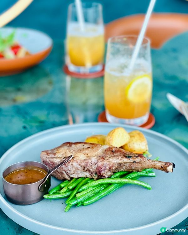 𓂃.𓈒赤鱲角𓎏ෆ.ᐟ上機前在天際景色下享受美食𓈒𓂃. 