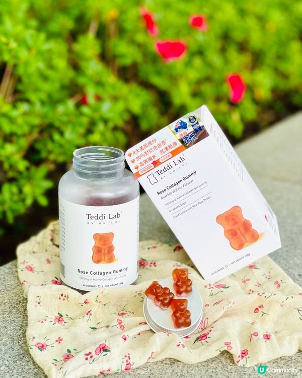 𝐔𝐧𝐢𝐜𝐡𝐢 小熊玫瑰膠原蛋白軟糖 