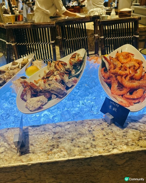 紅磡嘉里酒店自助餐🤤！維港靚景！