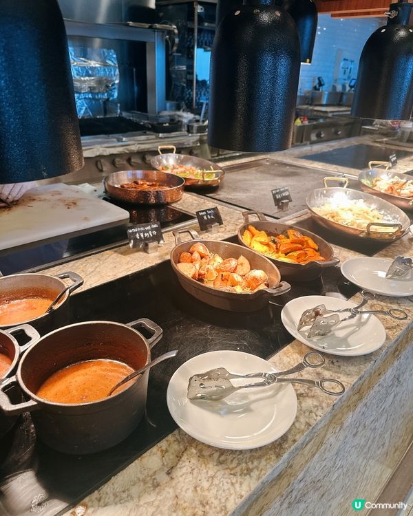 紅磡嘉里酒店自助餐🤤！維港靚景！