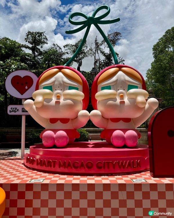 澳門POPMART打卡天堂！📸 Crybaby等你嚟！🔥