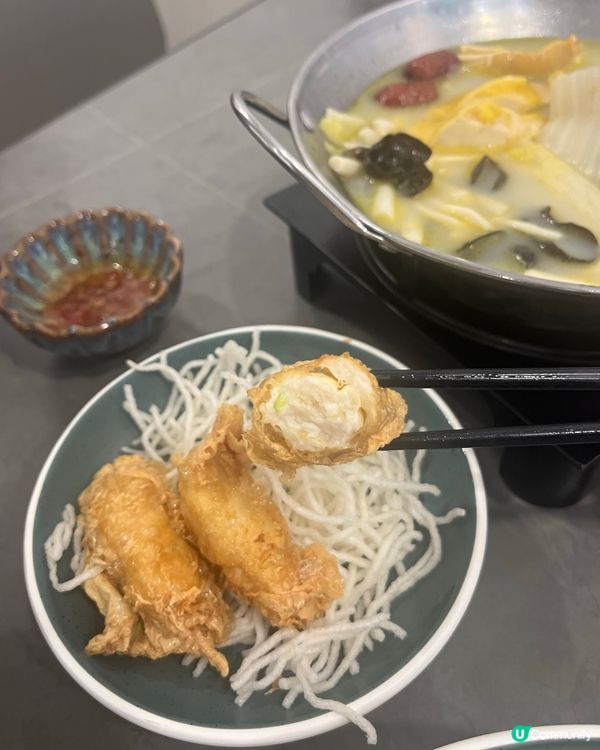 花膠雞鍋🤤旺角暖笠笠！😋 湯底超正！🍲