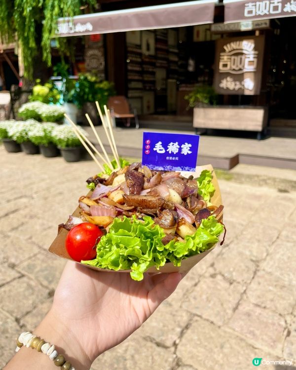 麗江白沙古鎮掃街🤤！菌子豬肉$38抵食😋！