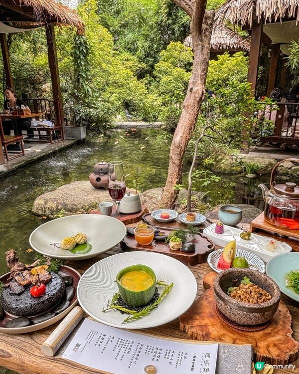 不是蘇州，是廣州！蘇州園林式素食餐廳🌿