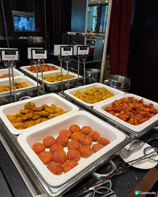 中環印度風自助餐🤤！香料脆球必試！