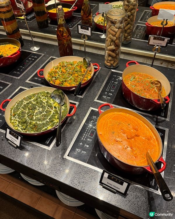 中環印度風自助餐🤤！香料脆球必試！