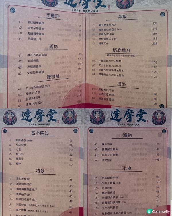 達摩堂打卡📸！旺角達摩主題日式料理😋！