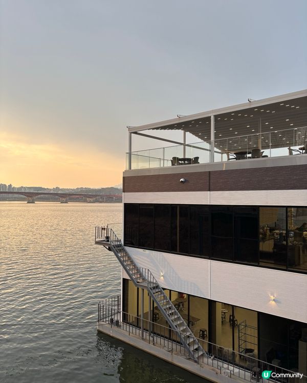 漢江海景cafe📸！夕陽靚到爆🌅！ 