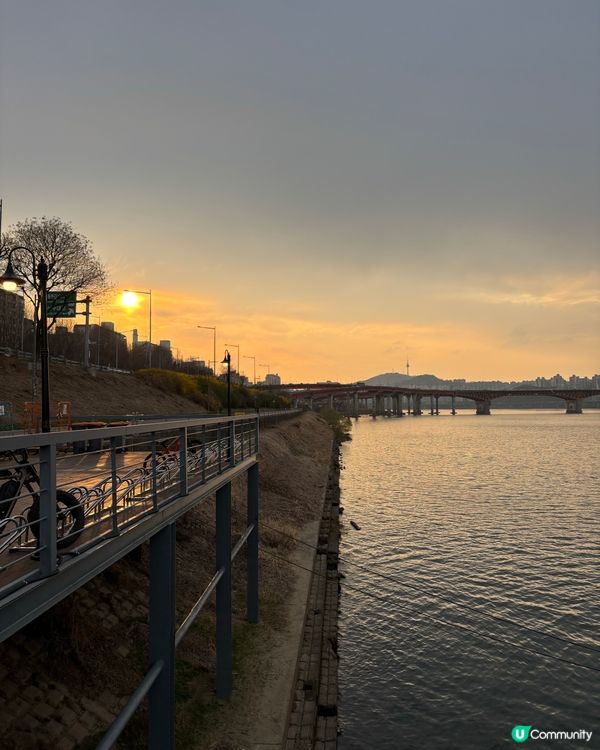 漢江海景cafe📸！夕陽靚到爆🌅！ 