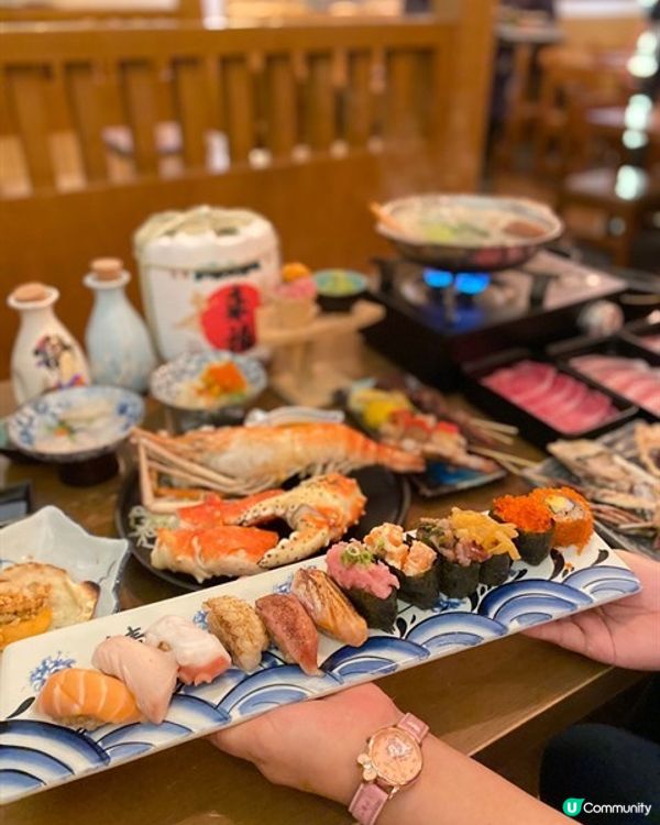 😋巨型爆膏大頭蝦x 宮崎牛半午時放題