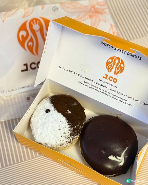J.co Donuts 🍩😋 港式奶茶朱古力咖啡碎☕️🍫