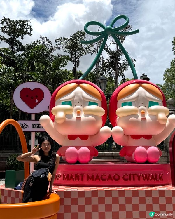 澳門POPMART CRYBABY打卡熱點😭