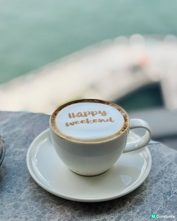 最靚嘅維港海景𝒄𝒂𝒇𝒆🥹