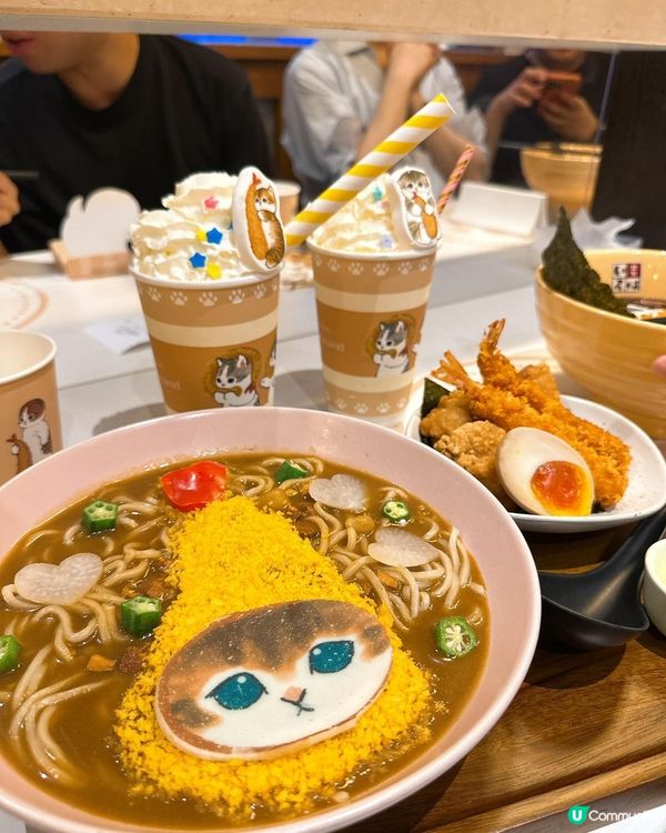 特製拉麵🍜！醬油香到爆！貓貓魚片超可愛😻！