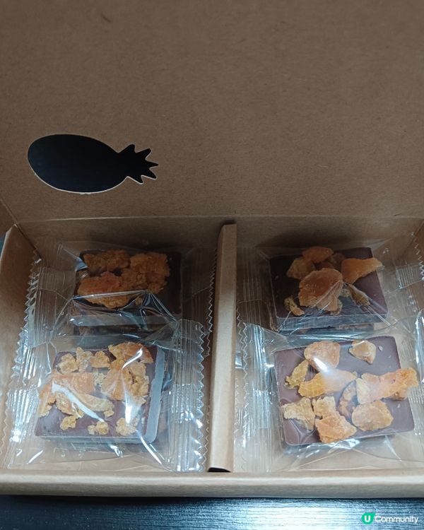 無印良品金鑽鳳梨果乾巧克力