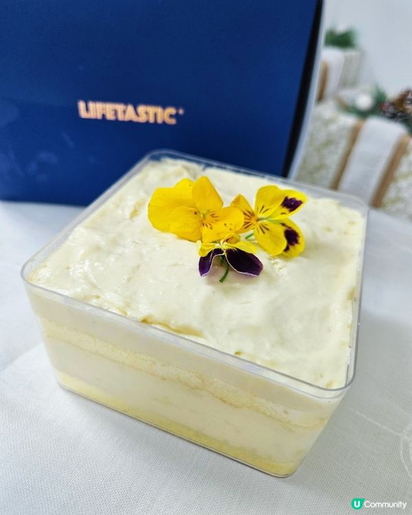 【】

榴槤麻糬蛋糕🤤！24K榴槤控必試！😋