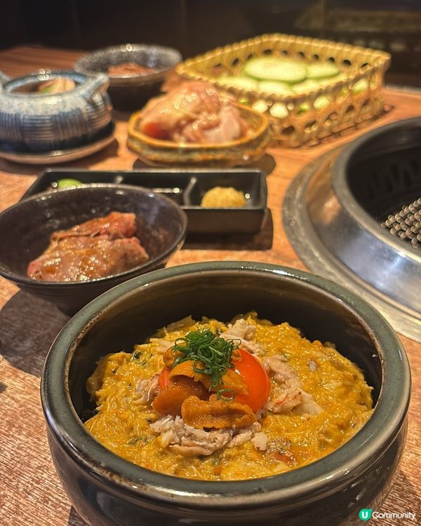 驚安燒肉🤤和牛壽喜燒+蟹黃飯！😋