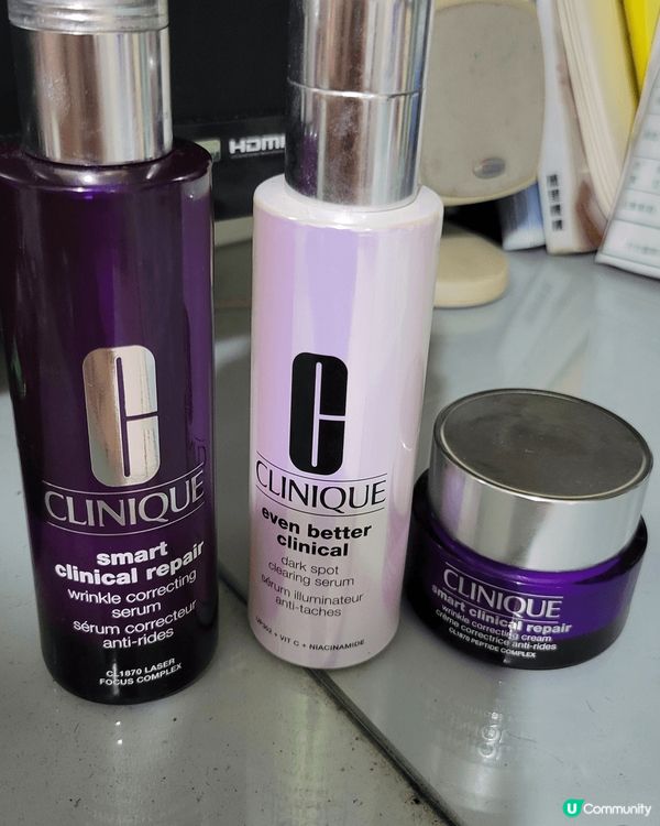 在尖沙咀Facessss的Clinique購買新的美白精華套...