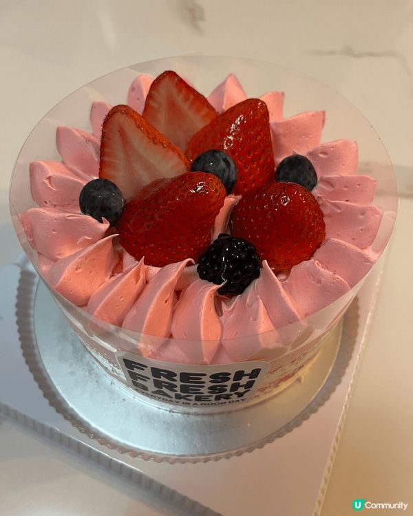 Fresh Fresh除左有造型蛋糕，仲有普通款蛋糕，半磅大...