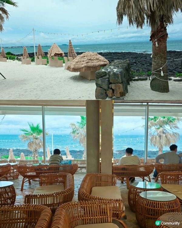 濟州涯月咖啡街🌊打卡夏威夷風🌴💜🩷💙