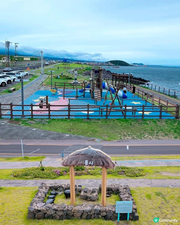 濟州涯月咖啡街🌊打卡夏威夷風🌴💜🩷💙