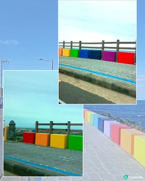 濟州涯月咖啡街🌊打卡夏威夷風🌴💜🩷💙