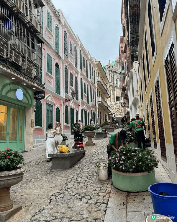 澳門一個打卡好去處—戀愛巷，有好多電影場景同婚紗拍攝場地，最...