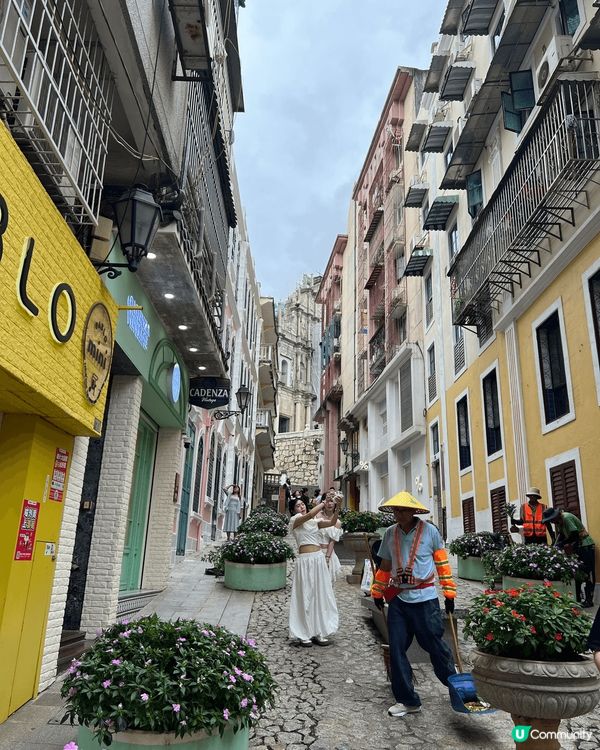 澳門一個打卡好去處—戀愛巷，有好多電影場景同婚紗拍攝場地，最...