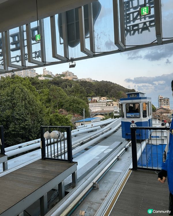 去咗韓國坐膠囊列車，因為嗰度近海，所以夏日去係幾好，涼浸浸咁...