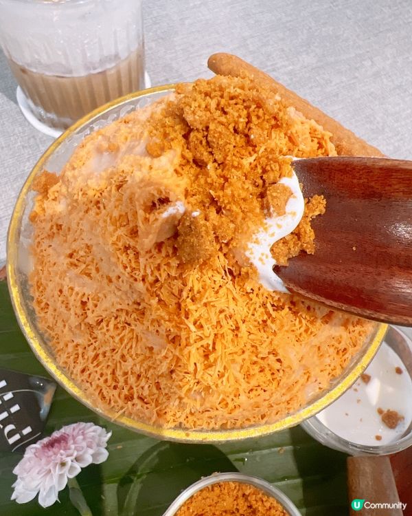 元朗必食「泰式奶茶雪山🍧」暴擊！$68刨冰，泰奶控衝啊～🇹🇭❄️