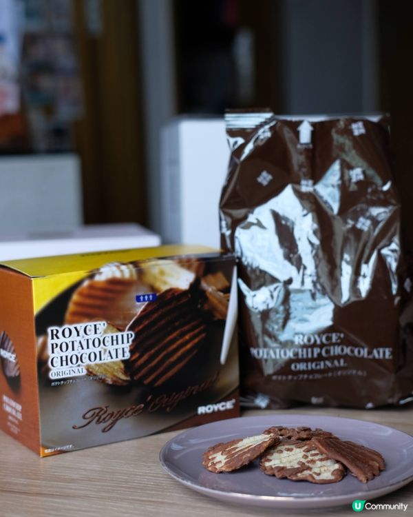 鹹甜控注意！🍫薯片加朱古力😋