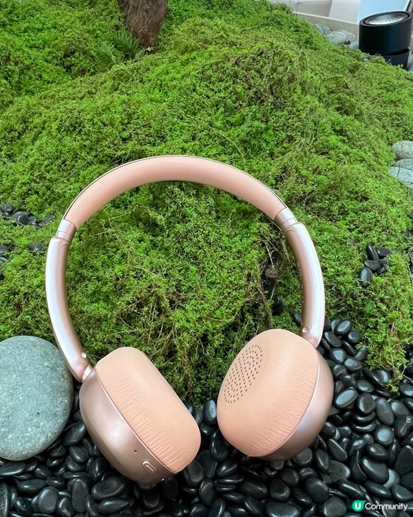 超輕巧玫瑰粉紅耳機