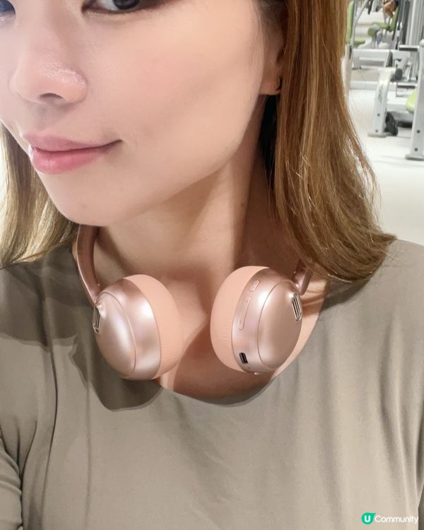 超輕巧玫瑰粉紅耳機