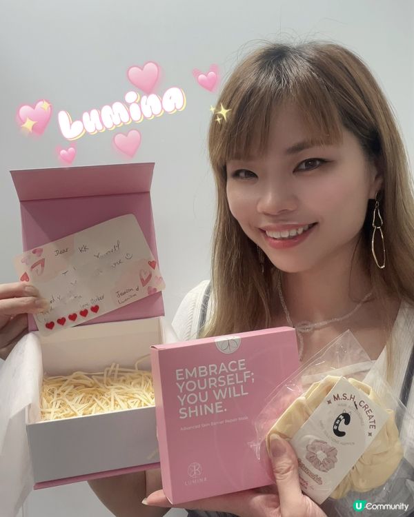 💛超水潤面膜貼心髮圈束住敷mask💛