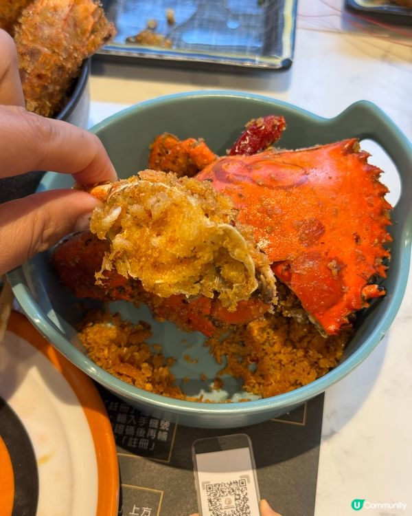 牛奶鵝肝好正 源源不絕的賴尿蝦 仲有炒蟹