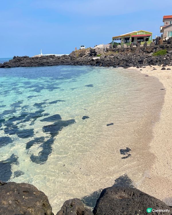 西濱白沙🏖️珊瑚海邊🪸濟州牛島八景之一！