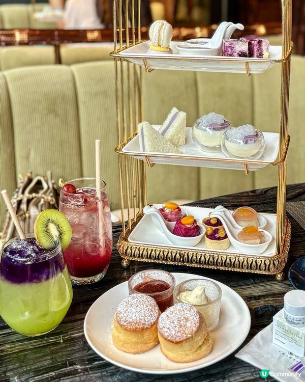 金鐘下午茶💜！打卡一流！📸