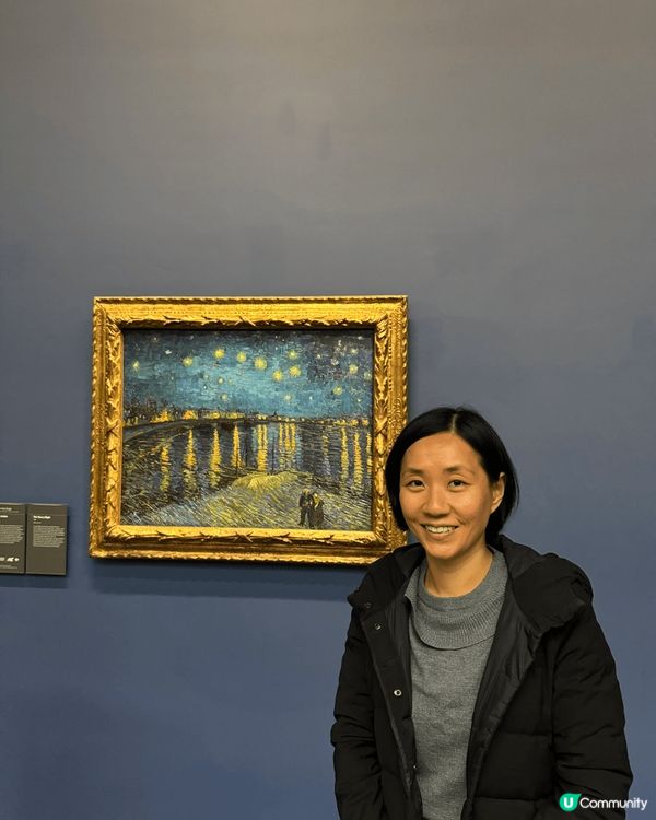 大家都認識的梵高，好開心可以見到真跡，真的建議大家去博物館親...